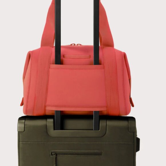 NWT Dagne Dover Medium Landon Carryall in Ltd Edition Rhubarb - Picture 7 of 10